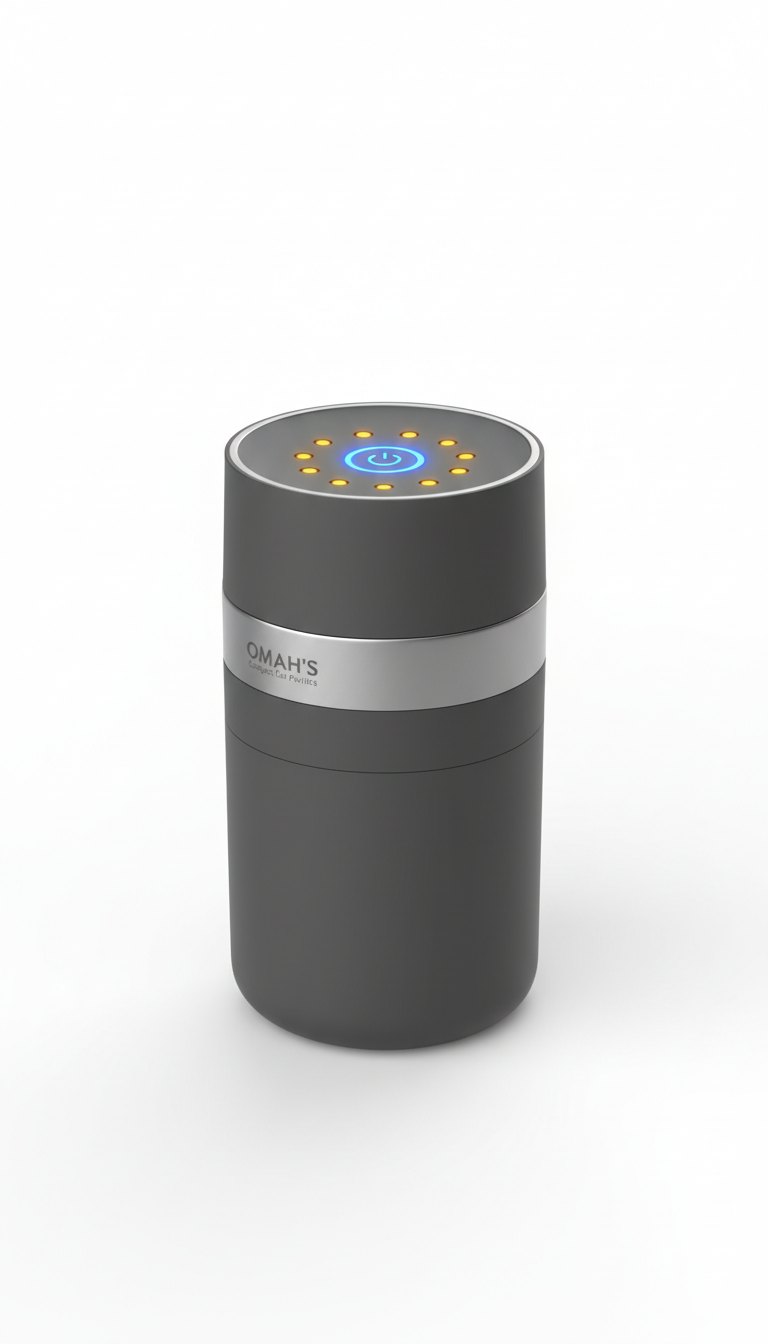 Compact Car Air Purifier with HEPA Filter